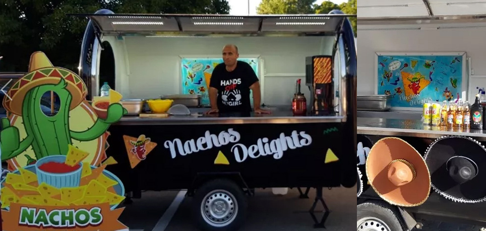 Tropische foodtruck